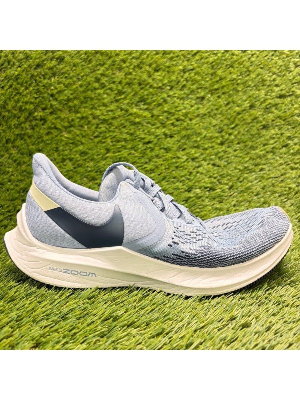 Nike Air Zoom Winflo 6 Womens Size 8 Blue White Athletic Running Shoes Sneakers